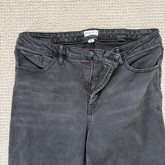 Ava & Viv Black Denim Jeans in Size 20W - Picture 7 of 8